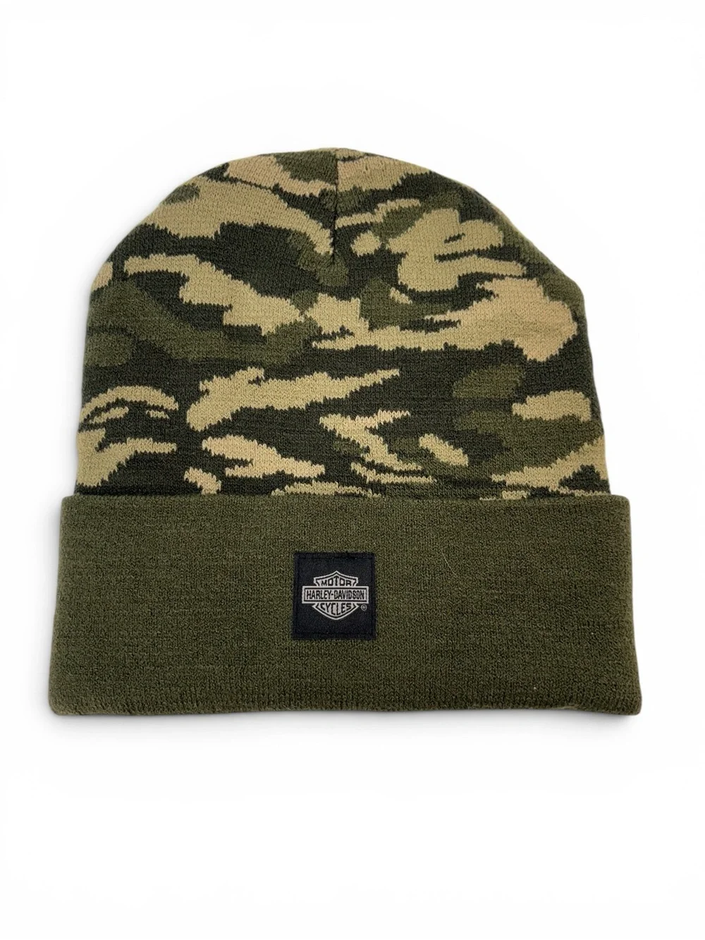 Harley-Davidson Camo Knit Beanie NWOT One Size